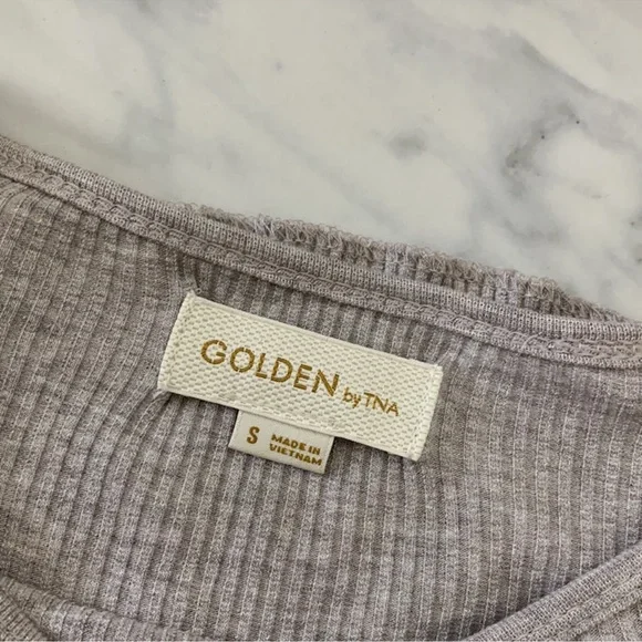 TNA Ribbed Long Sleeve Top - Picture 2 of 4